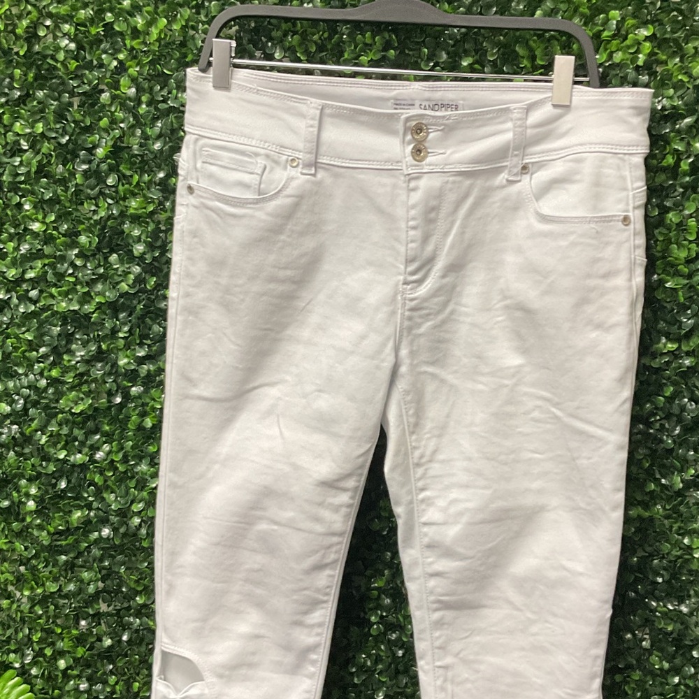 KanCan Women's White Skinny Jeans